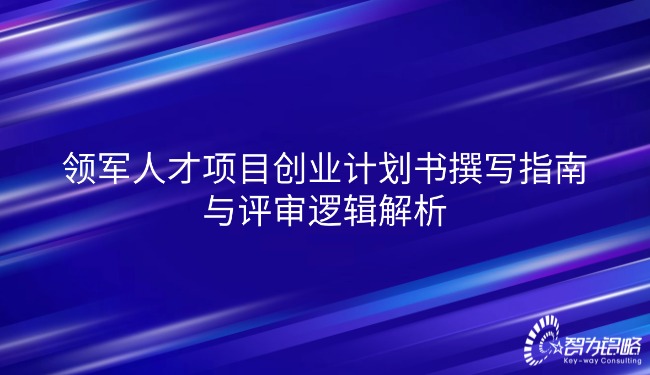 1764727034117277.jpg 領(lǐng)軍人才項目創(chuàng)業(yè)計劃書撰寫指南與評審邏輯解析.jpg